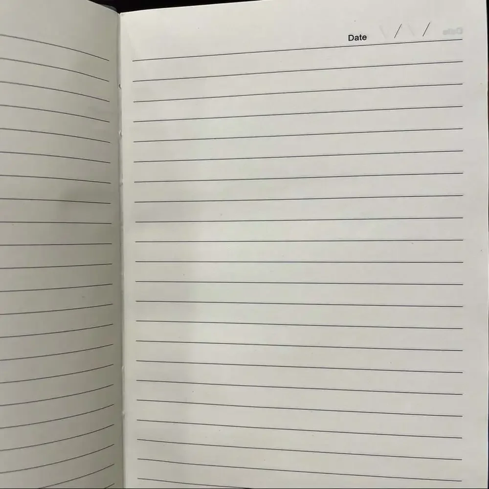 All In Aviation Blue Notebook with Pen Holder For Professionals Students